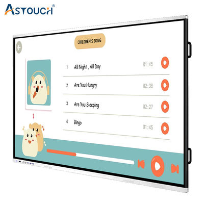 65 Inch Finger Touch Screen Interactive Whiteboard Monitor Smart Lcd Display Rohs